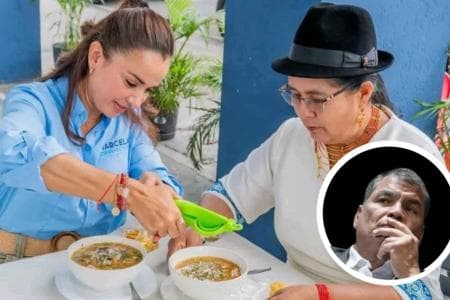 "Si esto se acepta, soy yo el que estoy de más", la amenaza de Rafael Correa tras la reunión de Aguiñaga y Tibán