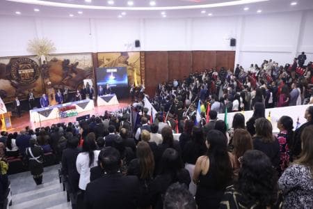 La Asamblea tuvo sesión solemne en Imbabura, entre rechazo de organizaciones indígenas