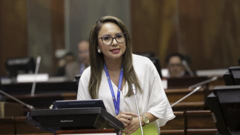 Ministra de Gobierno de Ecuador anuncia "diálogo con todos", pero no con "delincuentes"